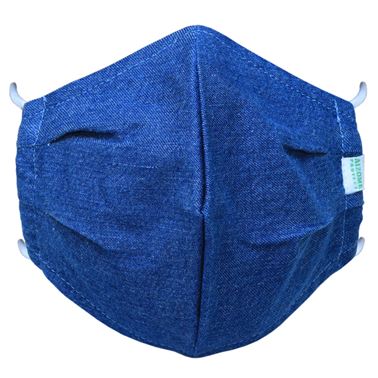 image of AIZOME PROTECT- DOUBLE LAYERED COTTON DENIM MASKS -PACK OF 3 - APAR-11935-C3